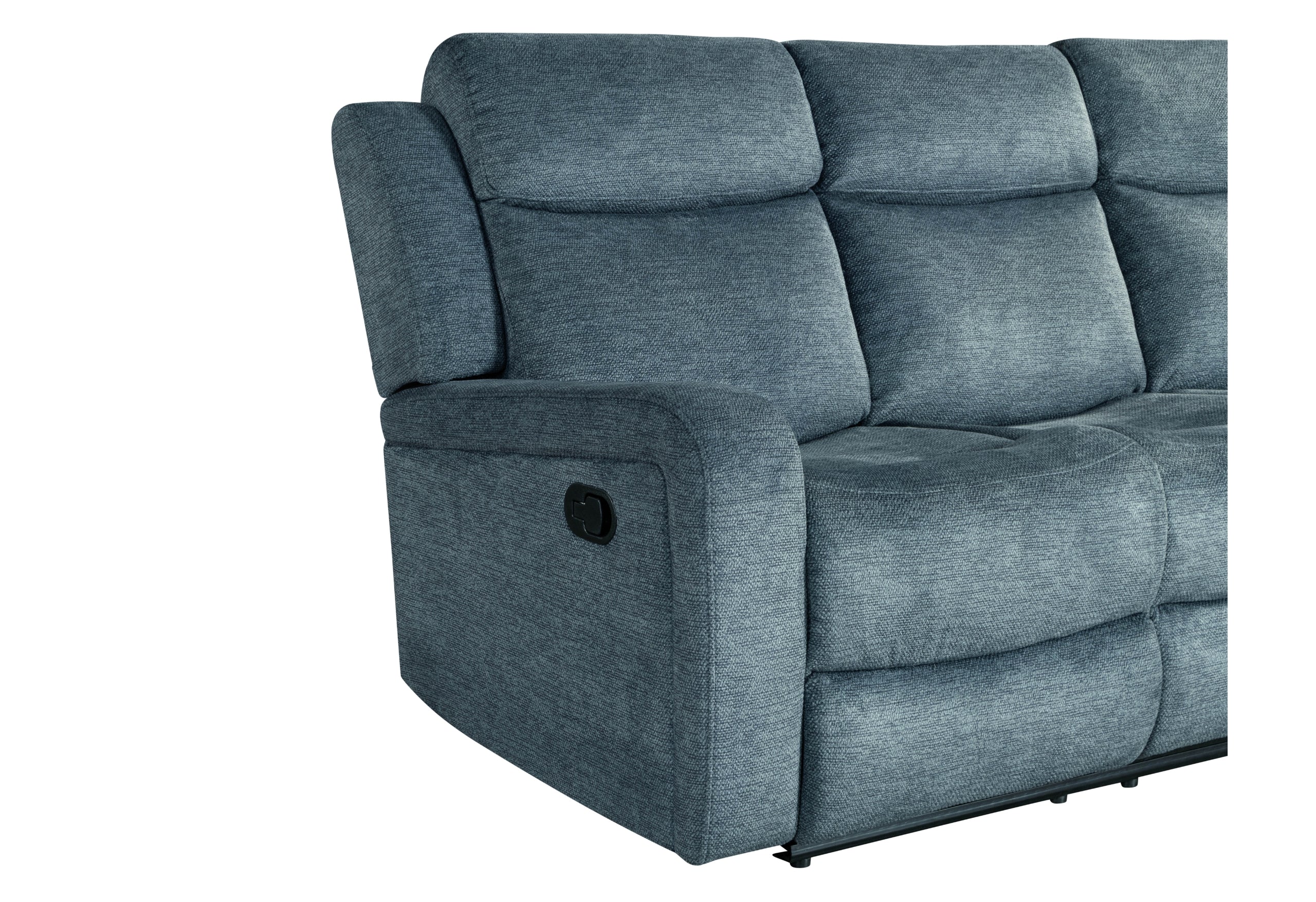 U6024 DARK GREY 9 RECLINING SOFA/CONSOLE RECLINING LOVESEAT/GLIDER RECLINER