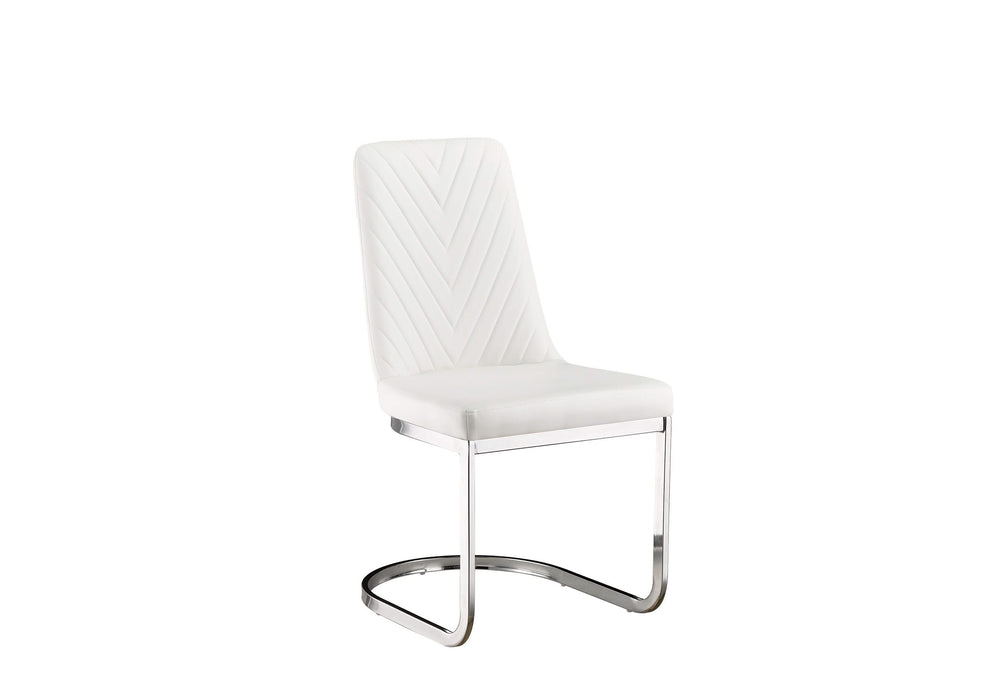 D1067 WHITE DINING CHAIR