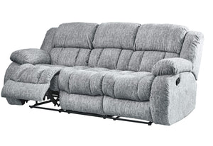 SOFÁ RECLINABLE GRIS U250