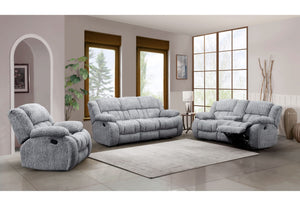 SOFÁ RECLINABLE GRIS U250