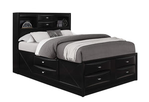 LINDA BLACK FULL BED