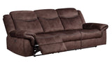 U2200 DOMINO COFFEE POWER RECLINING SOFA/POWER CONSOLE RECLINING LOVESEAT WITH POWER SWITCH/POWER RECLINER