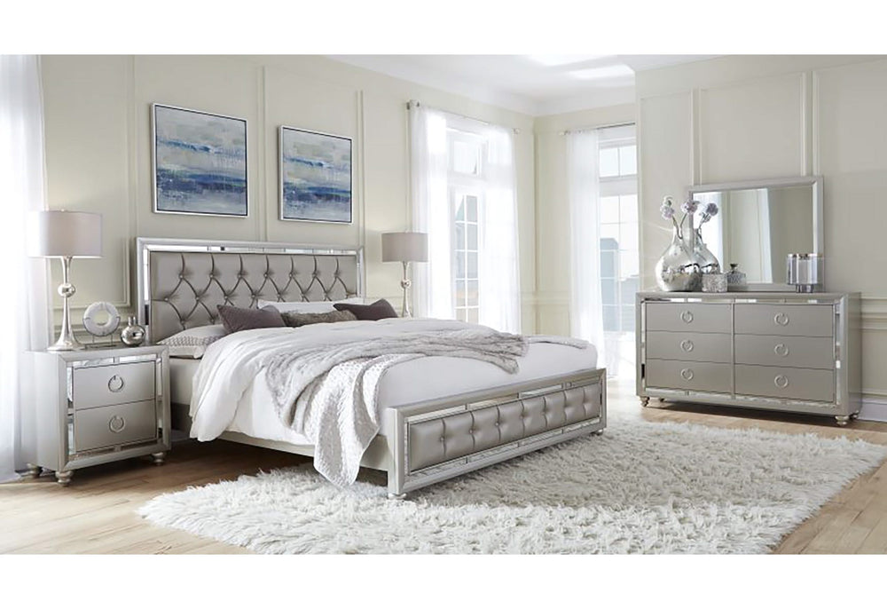 RILEY SILVER QUEEN BED GROUP