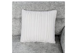 U9401 NICKEL SECTIONAL WITH 3 PILLOWS