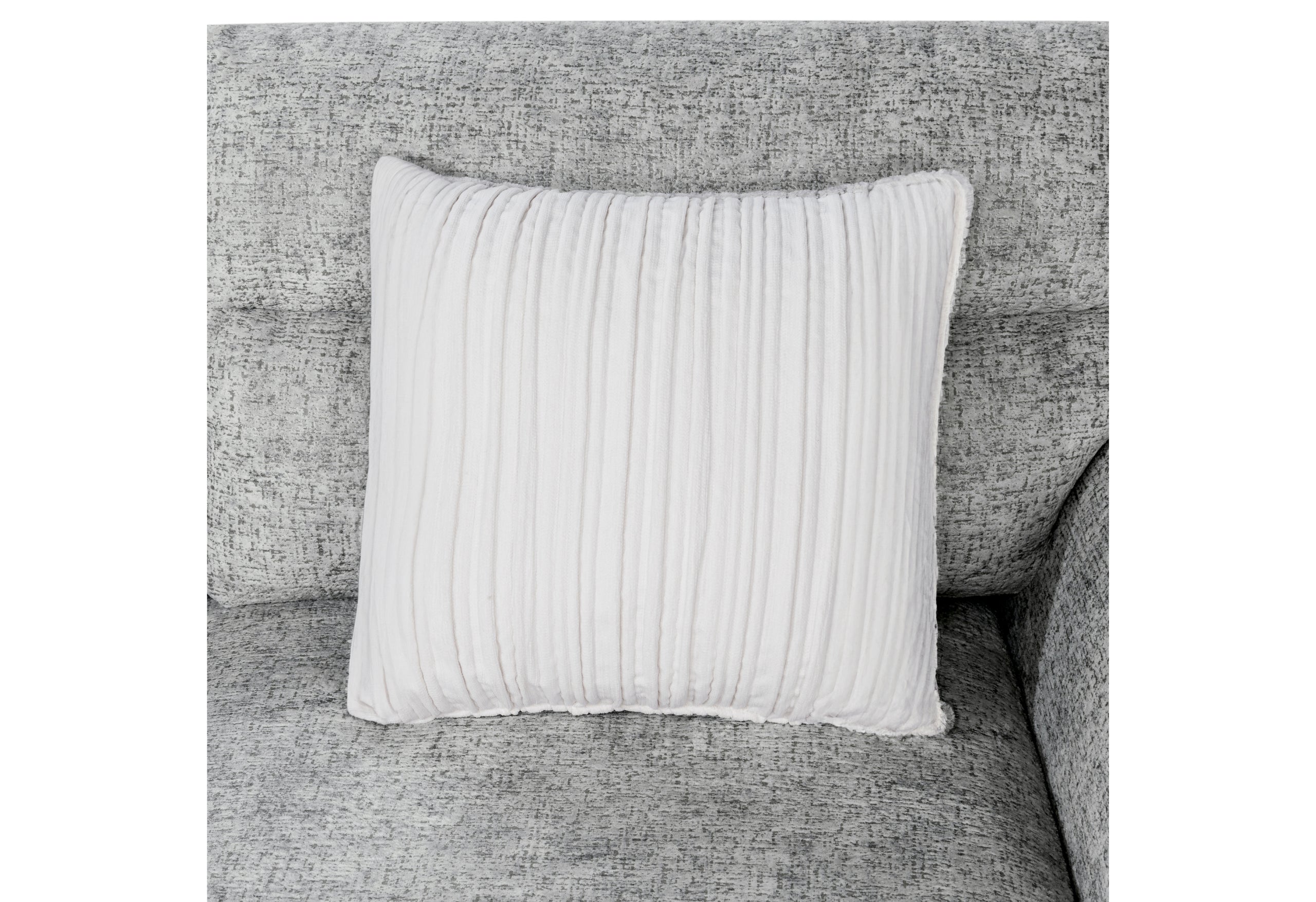 U9401 NICKEL SECTIONAL WITH 3 PILLOWS