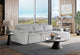 U5945 GREY POWER SECTIONAL