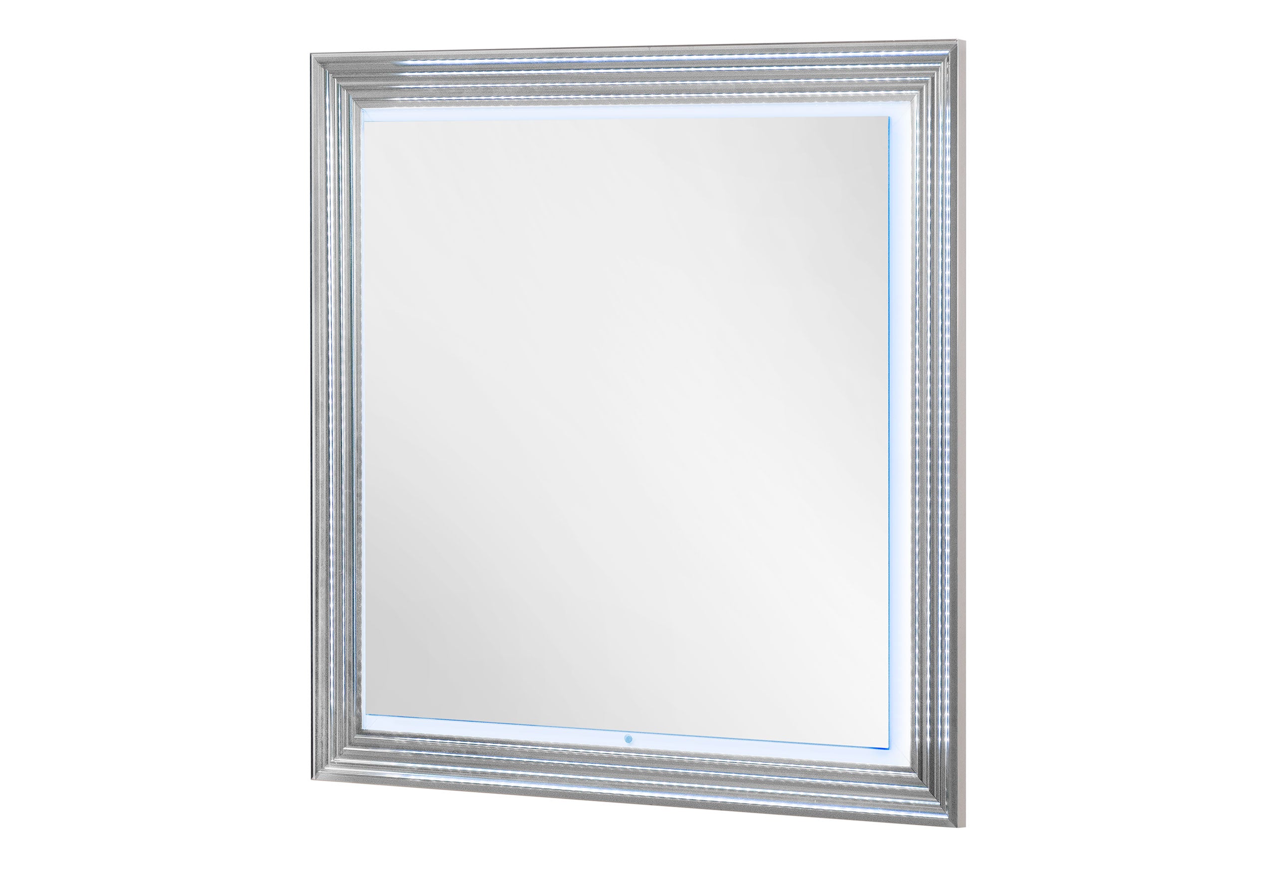YLIME WHITE MARBLE MIRROR WITH LED