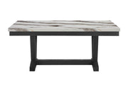 D1319 BLACK/WHITE DINING TABLE
