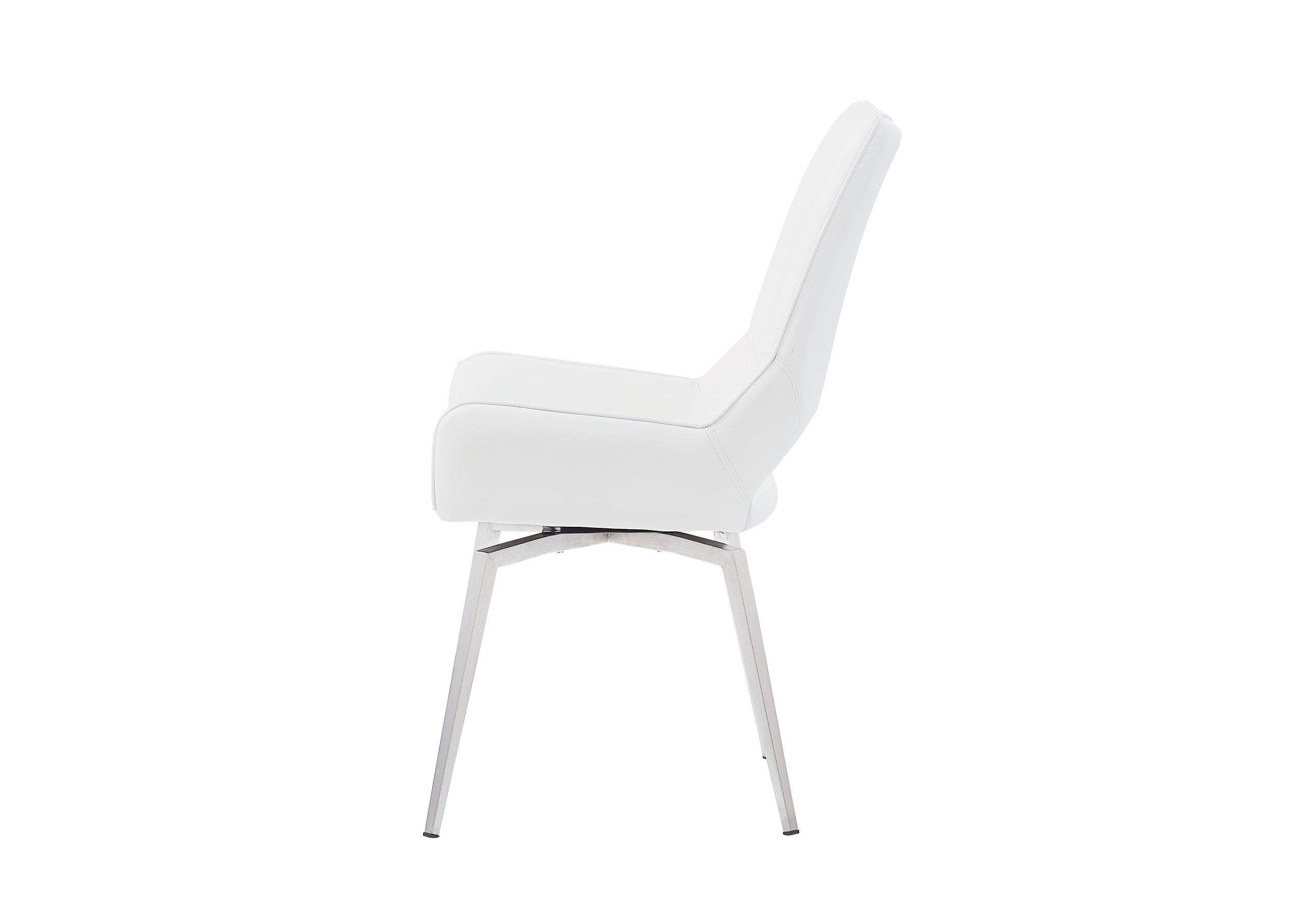 D4878 WHITE DINING CHAIR