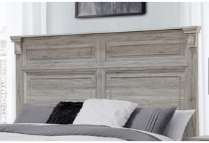TATUM NATURAL KING BED GROUP WITH STORAGE