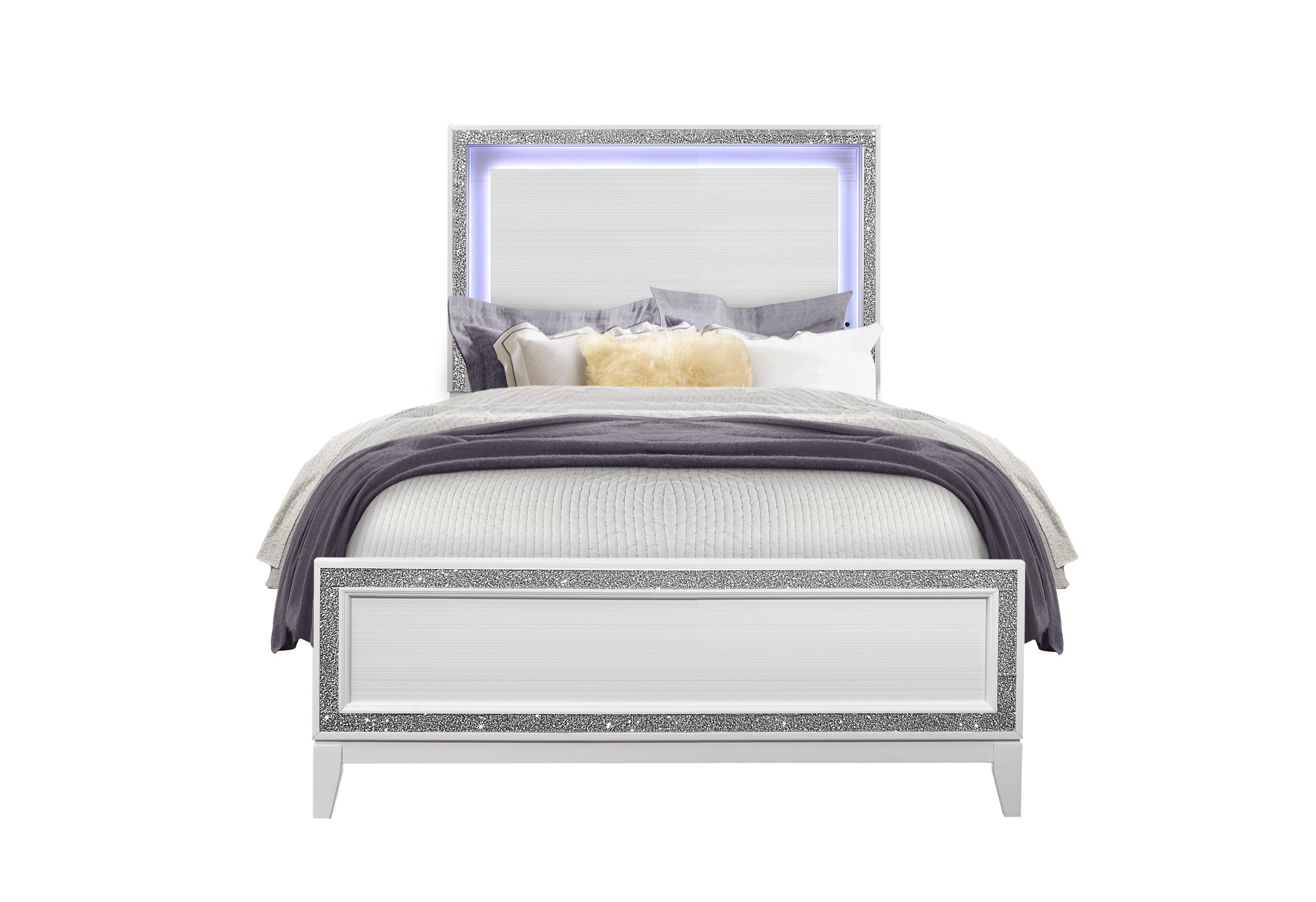 LILY WHITE FULL BED