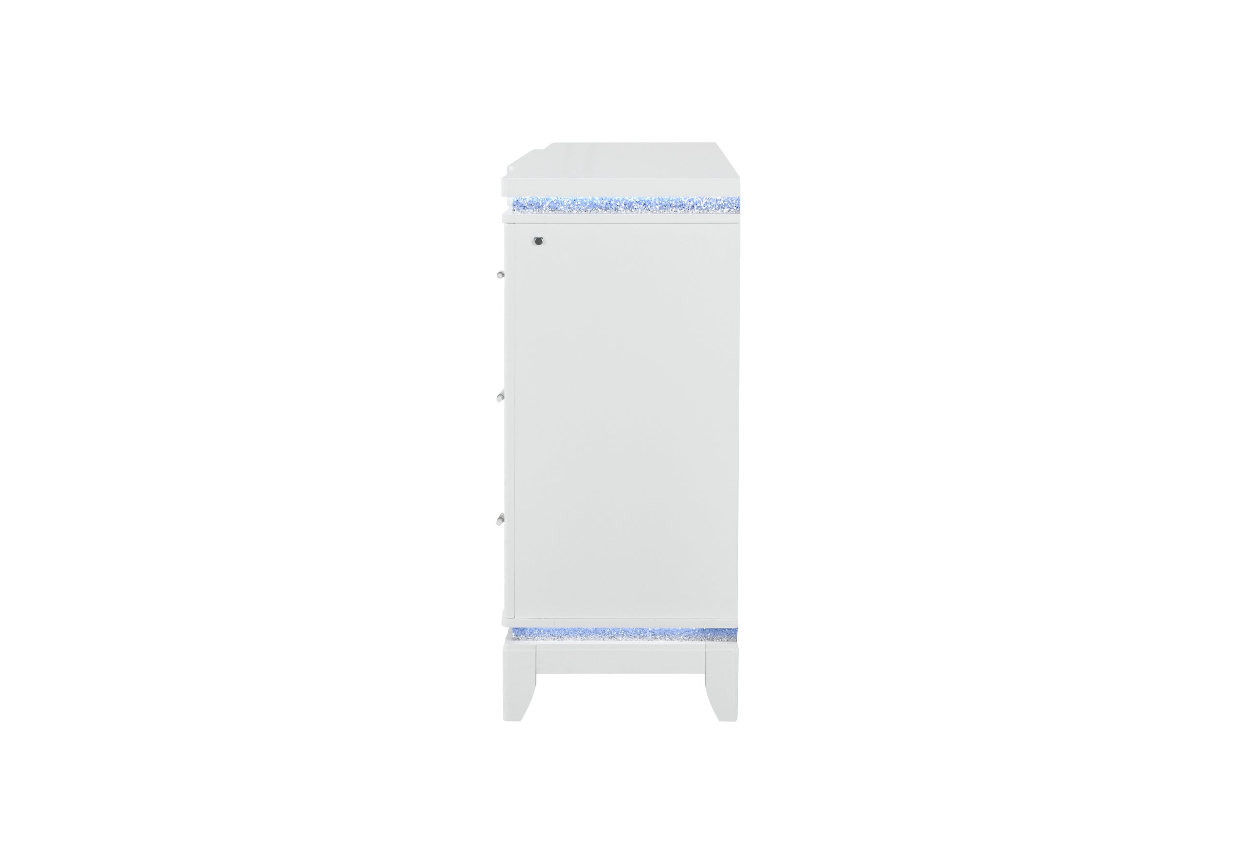 ALINA WHITE DRESSER WITH LED
