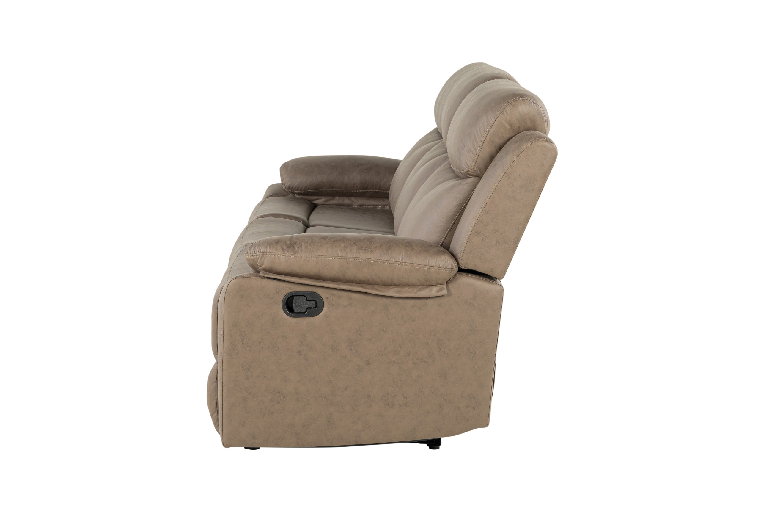 U6026 BROWN RECLINING SOFA
