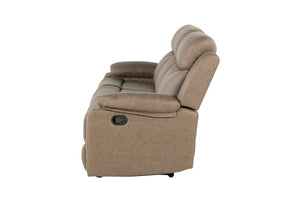 U6026 BROWN RECLINING SOFA