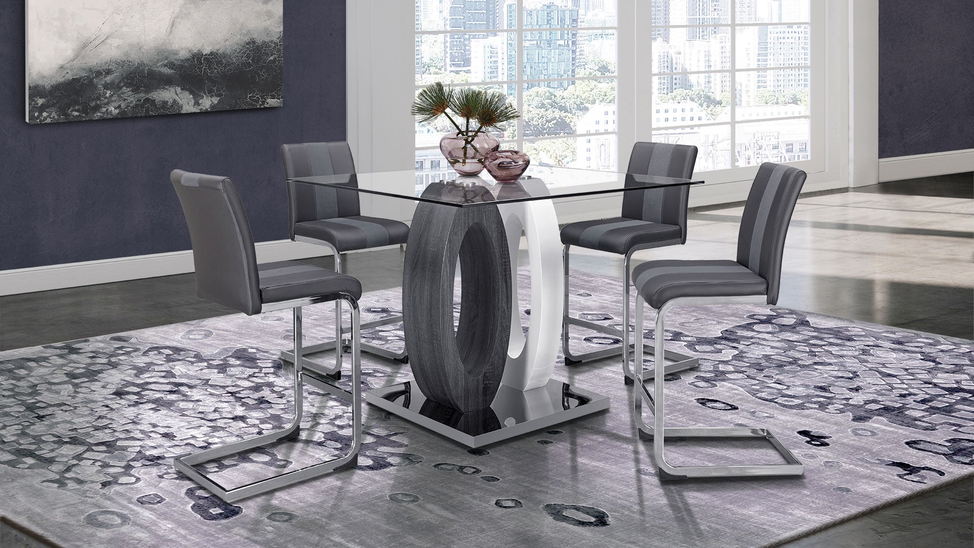 D1628 SQUARE BAR TABLE