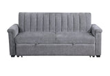 U0201 DARK GREY PULL OUT SOFA