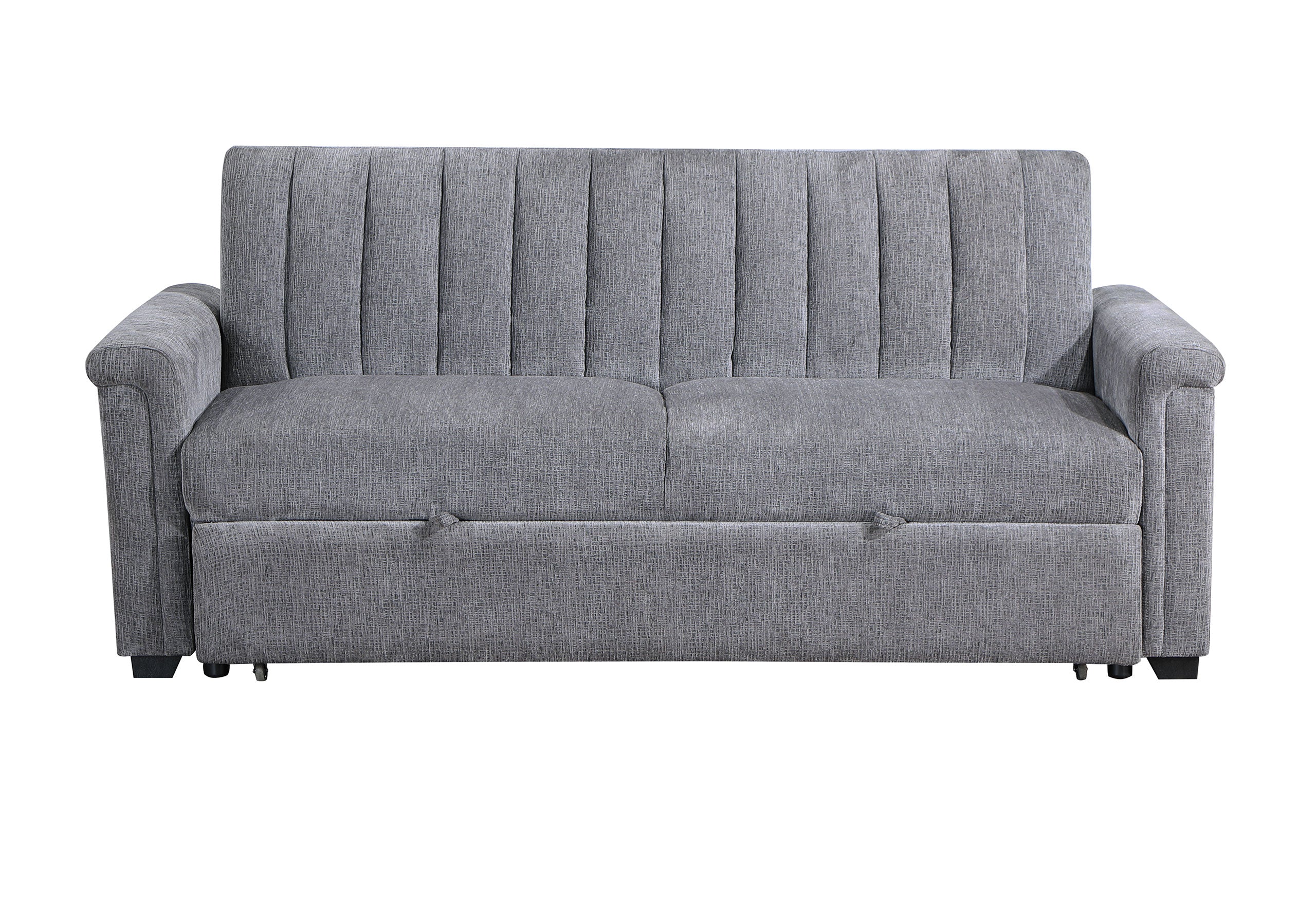 U0201 DARK GREY PULL OUT SOFA