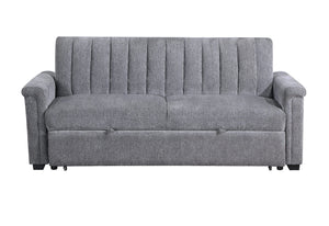 U0201 DARK GREY PULL OUT SOFA