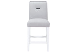 MESA DE BAR BLANCA MONACO + CONJUNTO DE 4 SILLAS MONACO