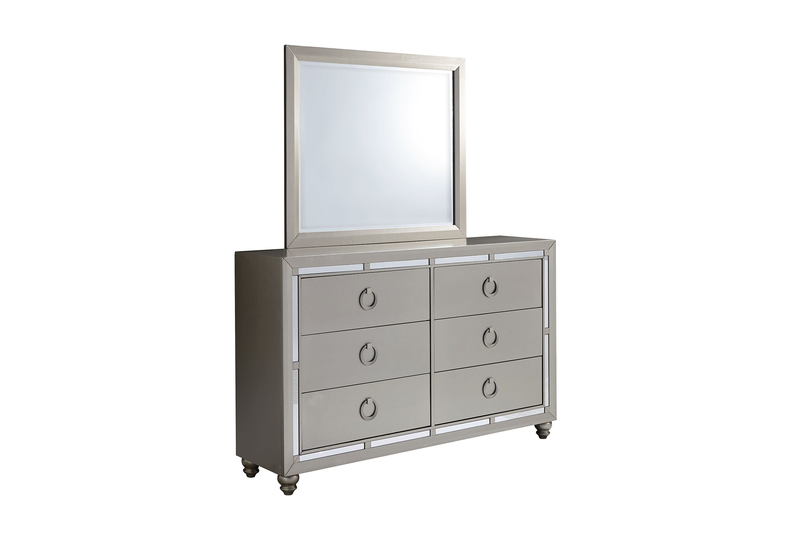 RILEY SILVER MIRROR