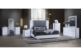 GRUPO DE CAMA YLIME SMOOTH WHITE KING CON LÁMINAS COMPLETAMENTE