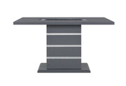 MONACO DARK GREY RECTANGULAR BAR TABLE