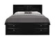 LINDA BLACK FULL BED