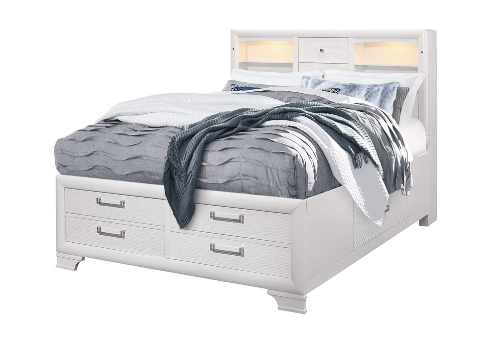 Cama Queen Jordyn White