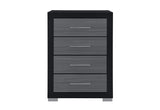 EMMA BLACK/GREY CHEST