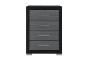 EMMA BLACK/GREY CHEST