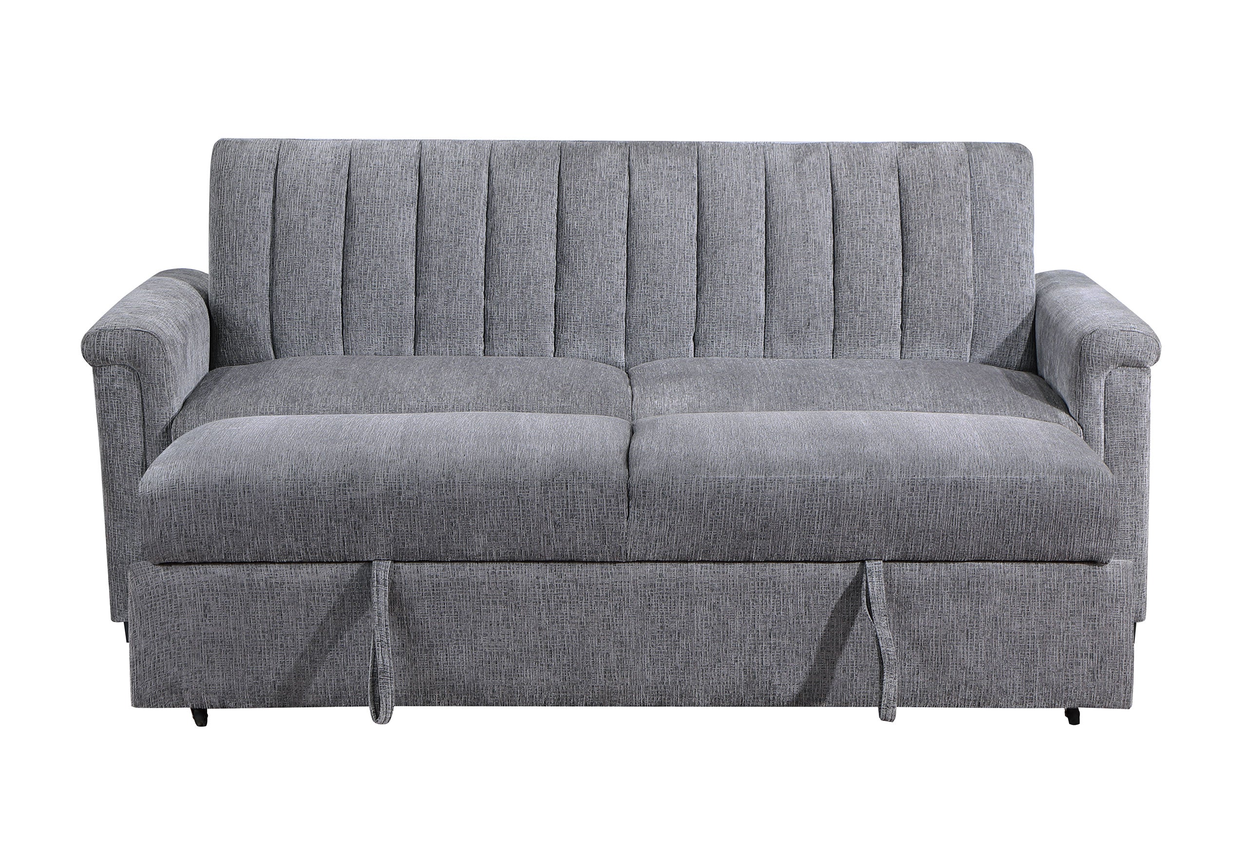 U0201 DARK GREY SOFA BED WITH PULL OUT
