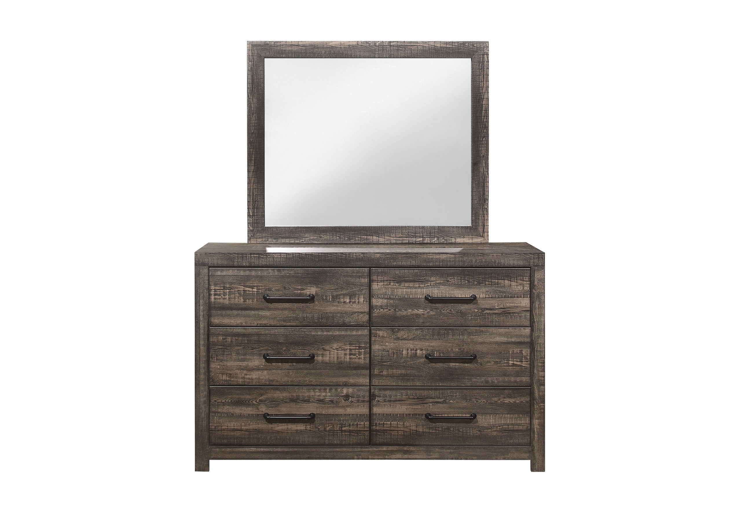 LINWOOD DARK OAK MIRROR