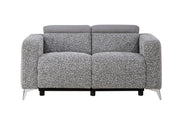 U8521 TAUPE/DARK GREY 36 POWER RECLINING LOVESEAT