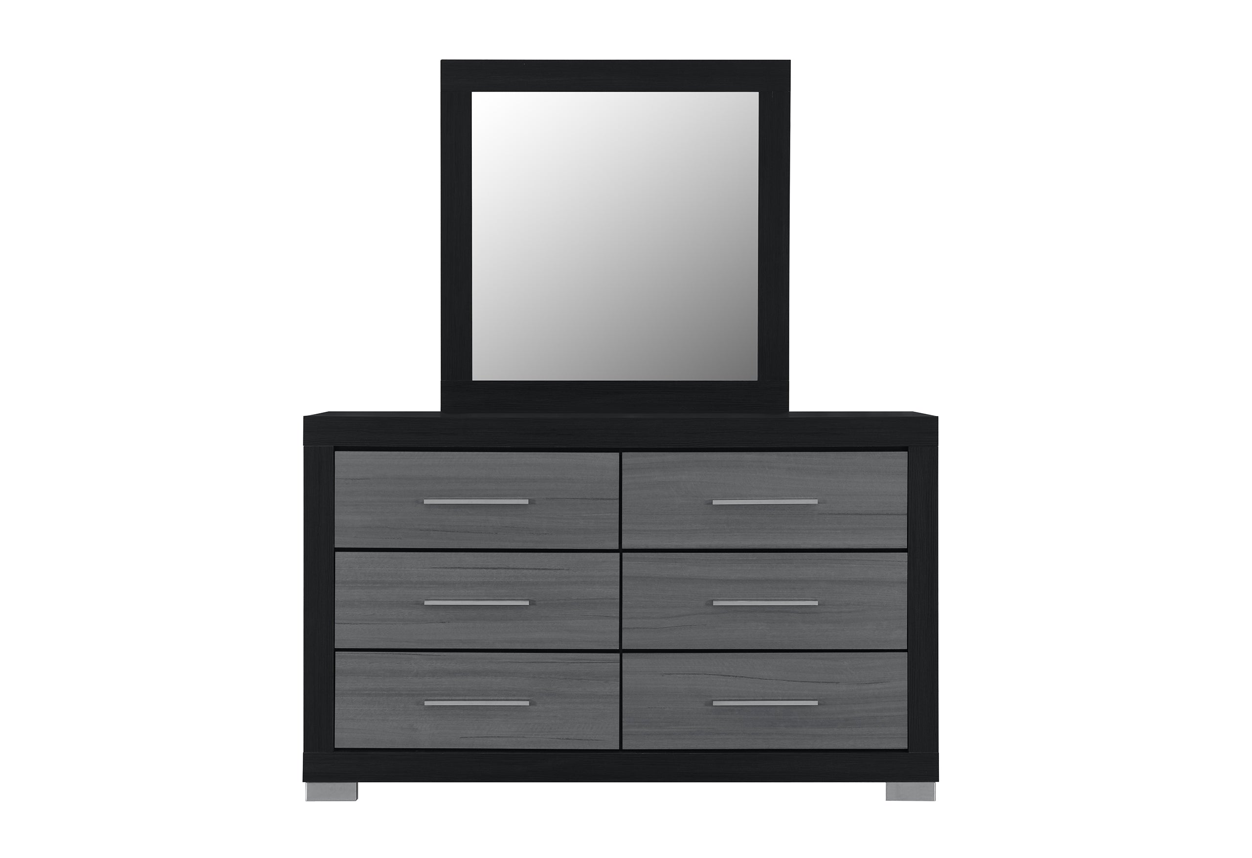 EMMA BLACK/GREY DRESSER