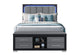 MADISON BLACK/GREY QUEEN BED