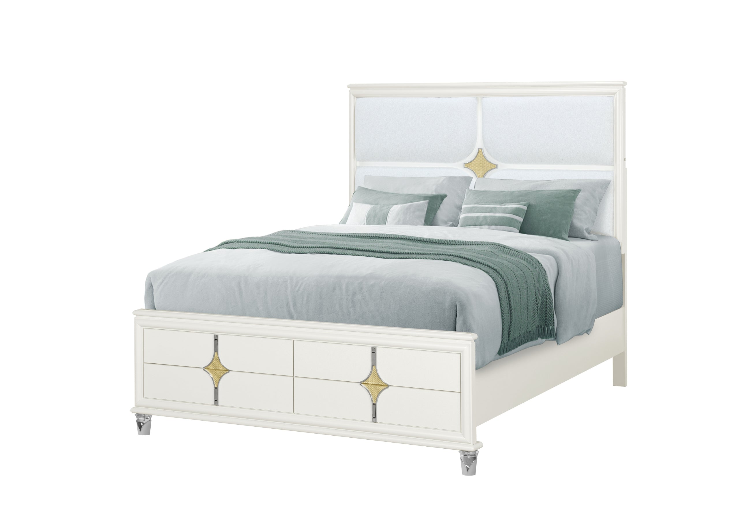 ORION GOLD QUEEN BED