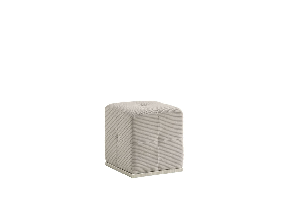 ZAMBRANO GREY VANITY STOOL