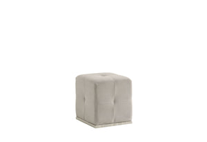 ZAMBRANO GREY VANITY STOOL