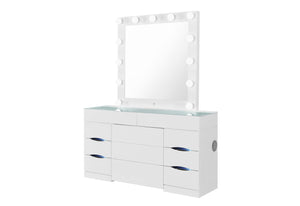 ELLA WHITE VANITY WITH SPEAKER