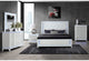 CAMA QUEEN ALINA BLANCA CON LED