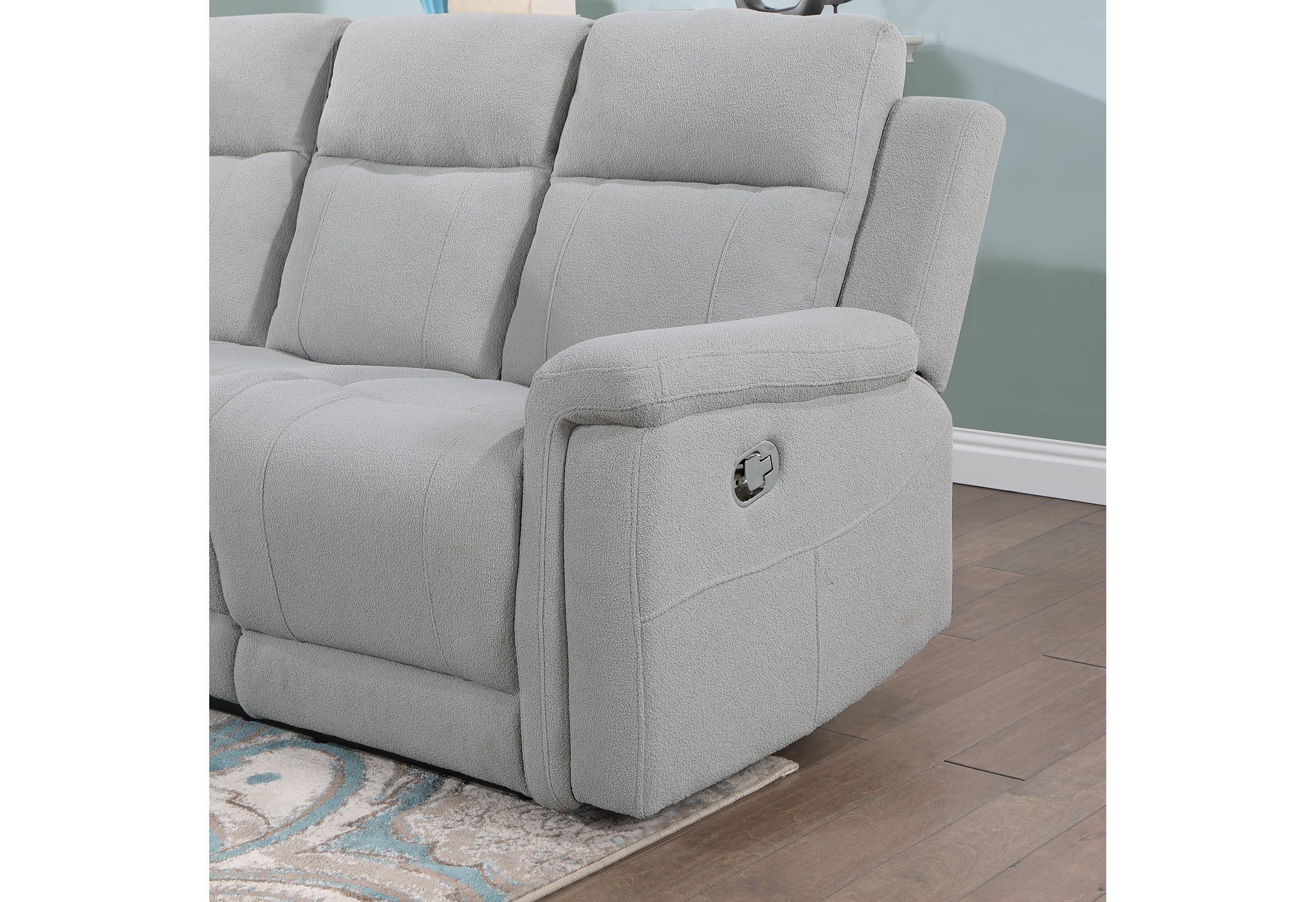U1797 GREY GLIDER RECLINER