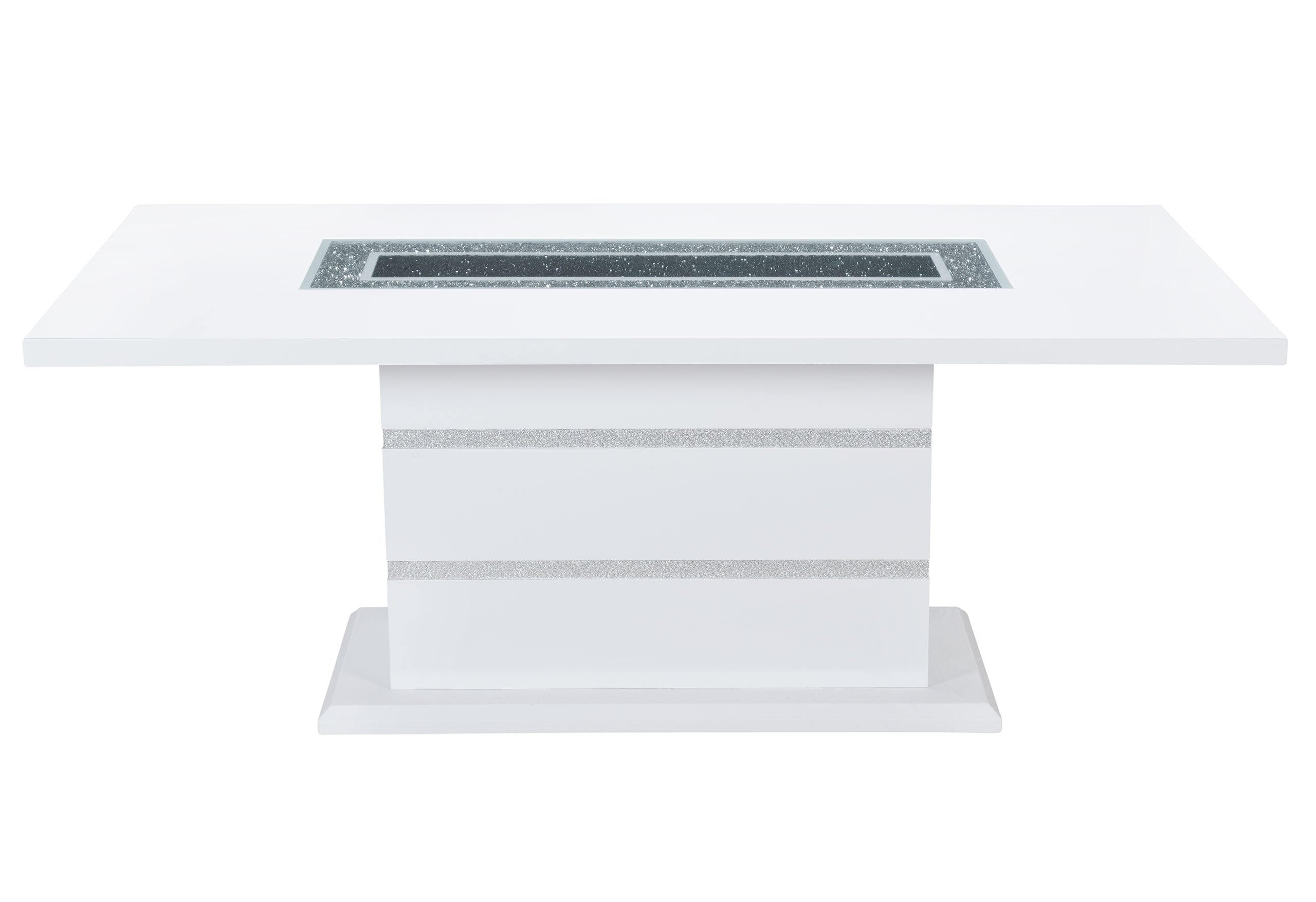 MONACO WHITE DINING TABLE COLUMN