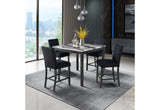 D4054 MESA DE BAR CON 4 TABURETES
