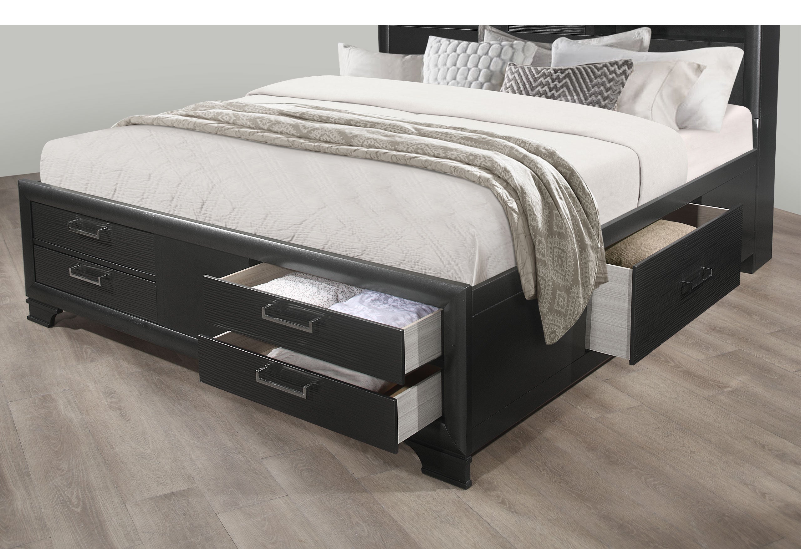 JORDYN GREY QUEEN BED