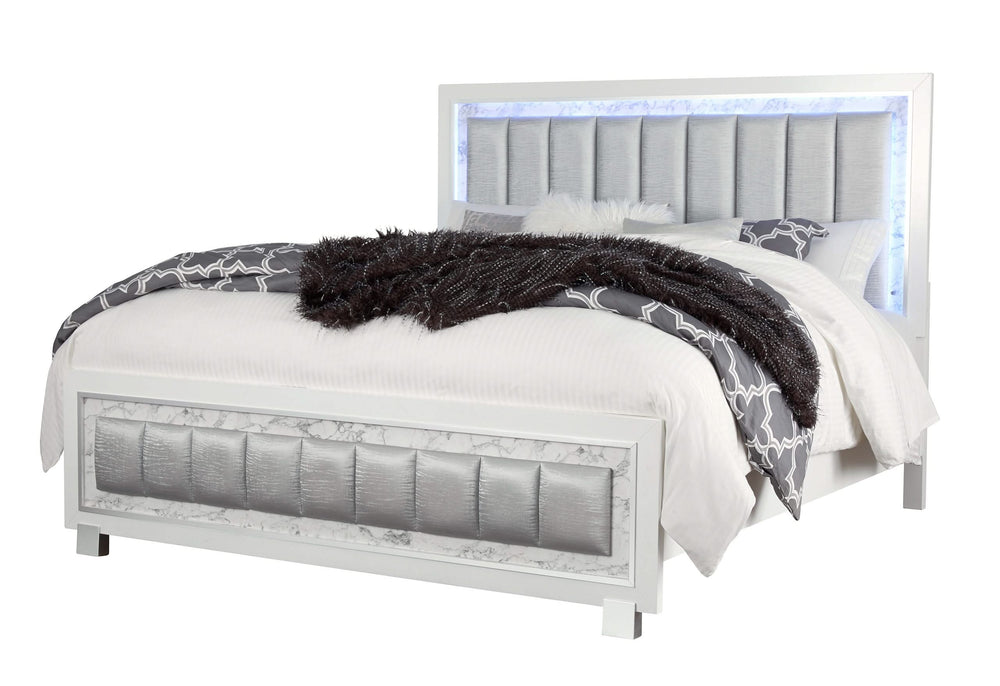 CAMA QUEEN BLANCA SANTORINI