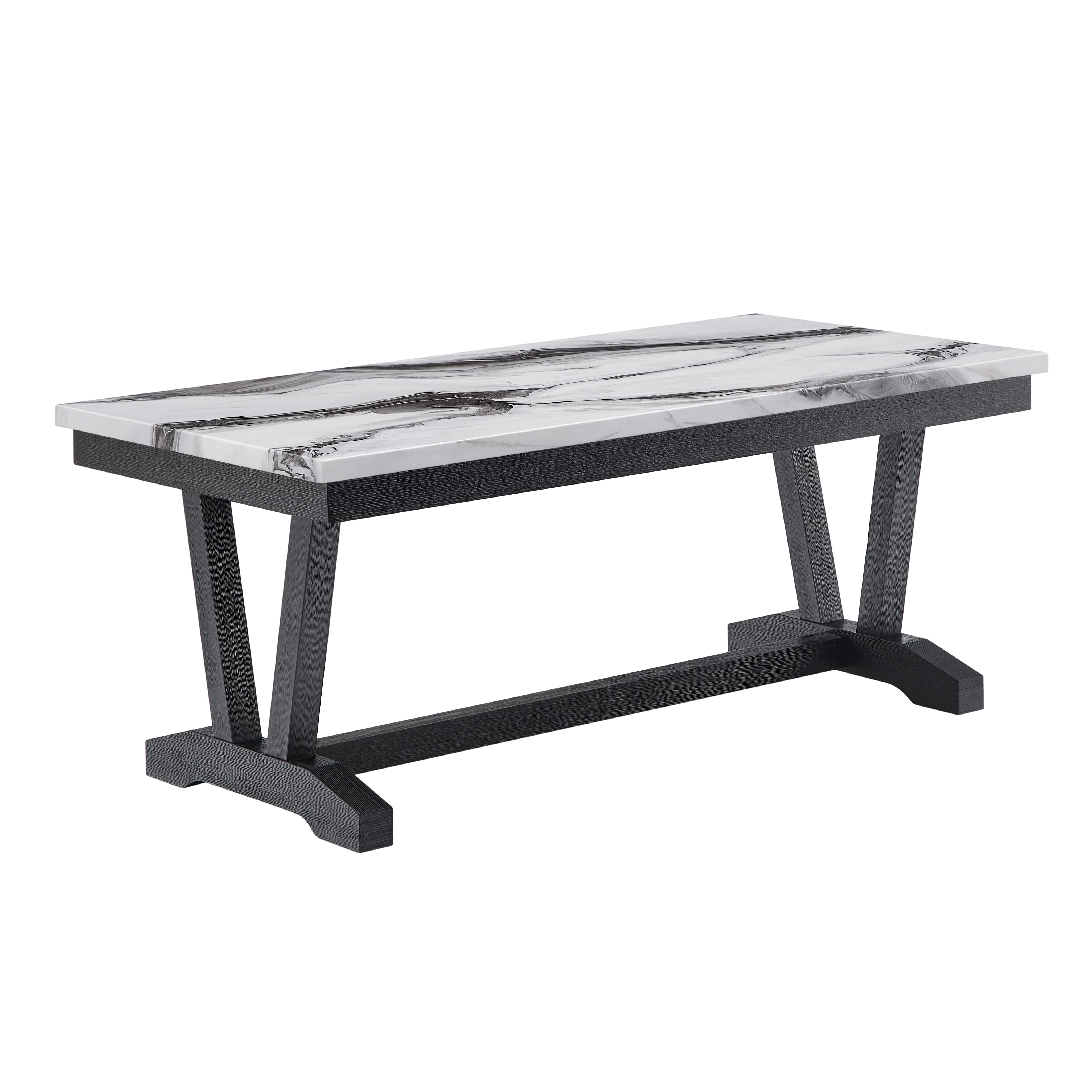 T1319 BLK/WHT COFFEE TABLE