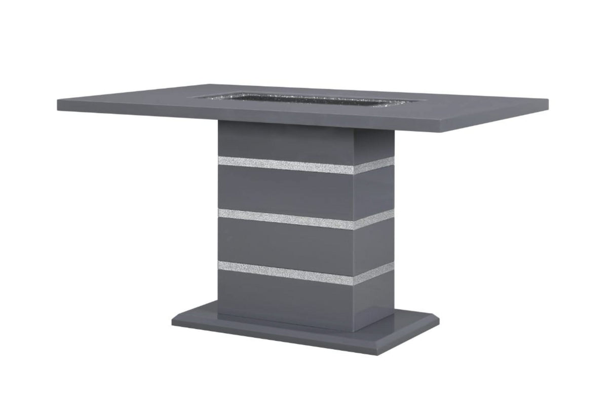 MONACO DARK GREY RECTANGULAR BAR TABLE
