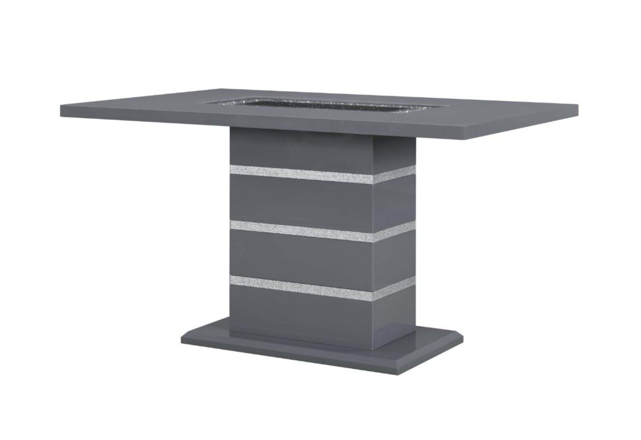 MONACO DARK GREY RECTANGULAR BAR TABLE