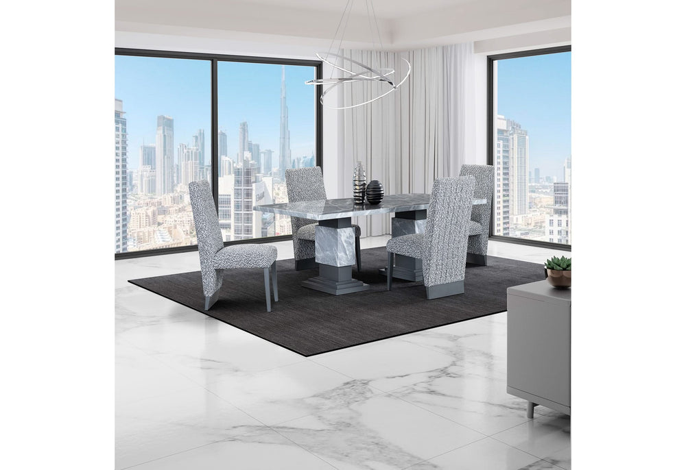 Juego de comedor D12 Mesa + 4 sillas