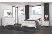 LILY WHITE KING BED GROUP